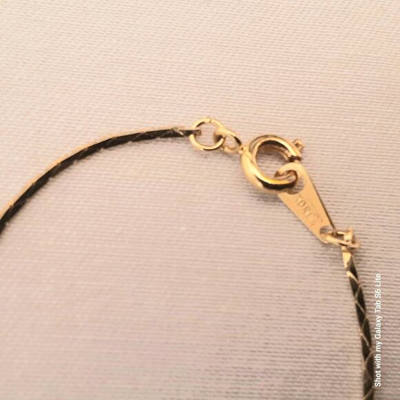 Barely There Korea Chain Necklace Gold Tone Cobra Links Spring Clasp - Picture 4 of 7